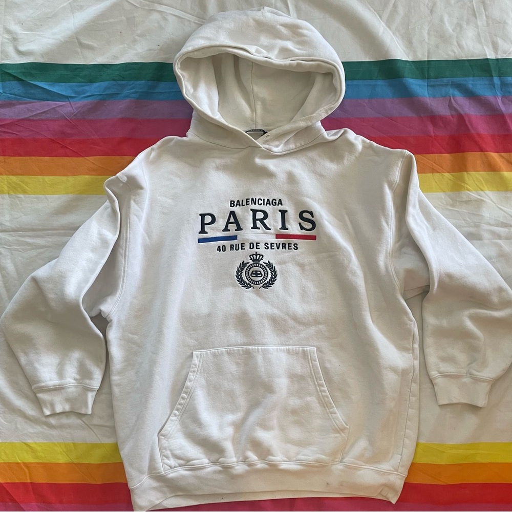 Balenciaga Paris Flag Hoodie